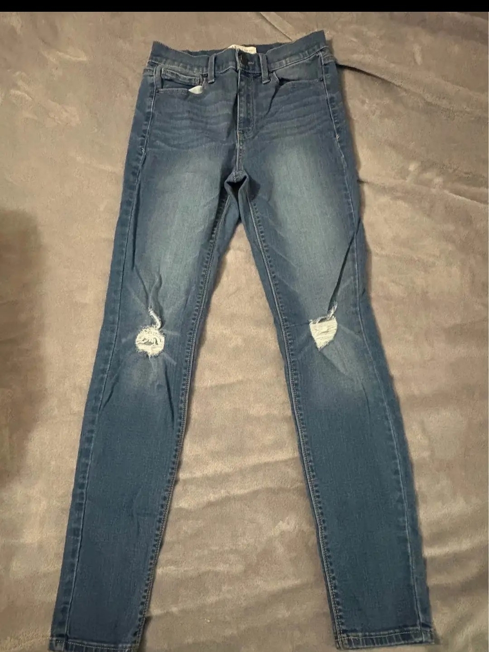 Mudd Flx Stretch High-Rise Distressed Skinny Jeans Size 5
